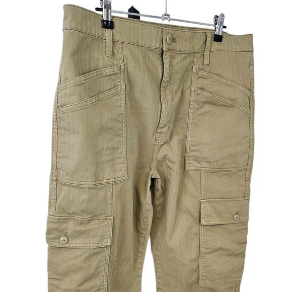 Madewell Womens 90's Straight Cargo Pants, Tan Khaki, Utility, Size 31 - Picture 9 of 9